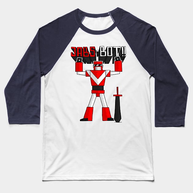 JABS-Bot Baseball T-Shirt by paldipaldi